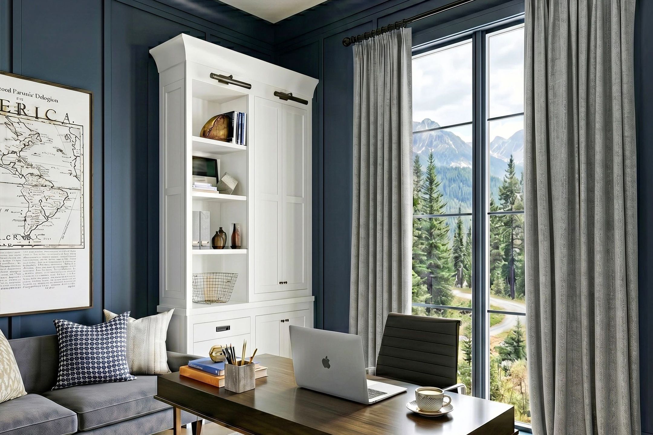 The Home Office: Glare-Free Focus and Productivity