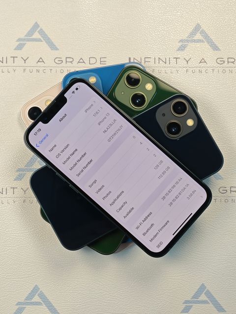 iPhone 13 128GB Mixed Colors - Grade A+ (Original Screen, US Spec) - Unlocked