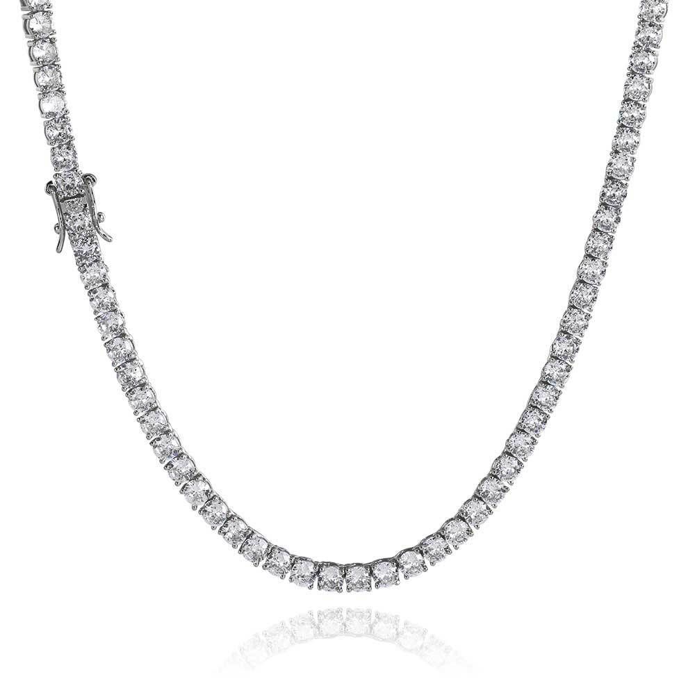 3mm Iced Out Tennis Chain for Men Women