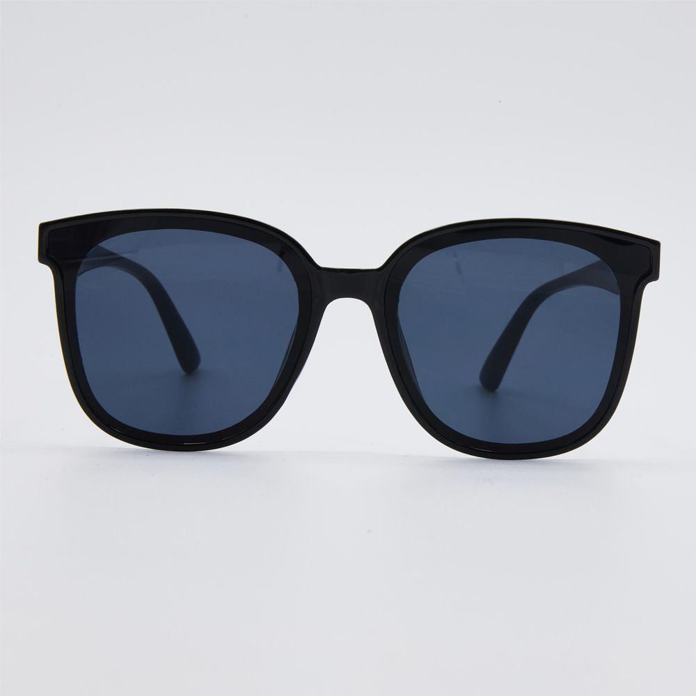 Basic Narrow Frame Big Square Sunglasses for Men Women