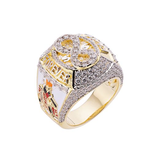 Hip Hop 925 Silver Infinitas Sign Ring for Men