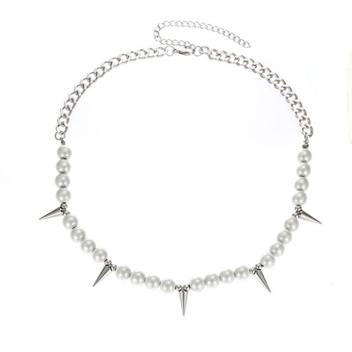 [Wakanda Forever] 10mm Pearl Beaded Black Panther Chain