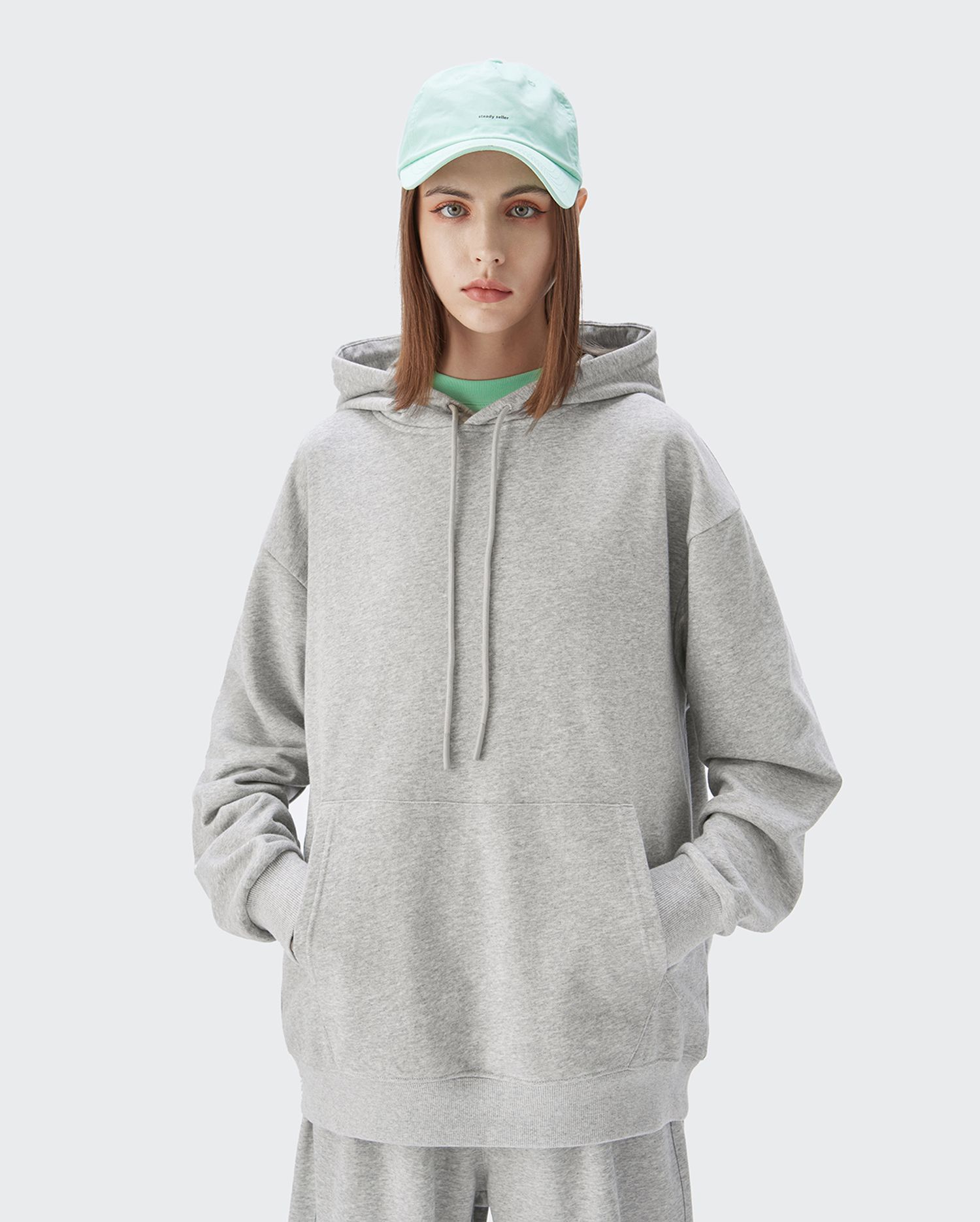 Unisex Regular Solid Color Hoodies