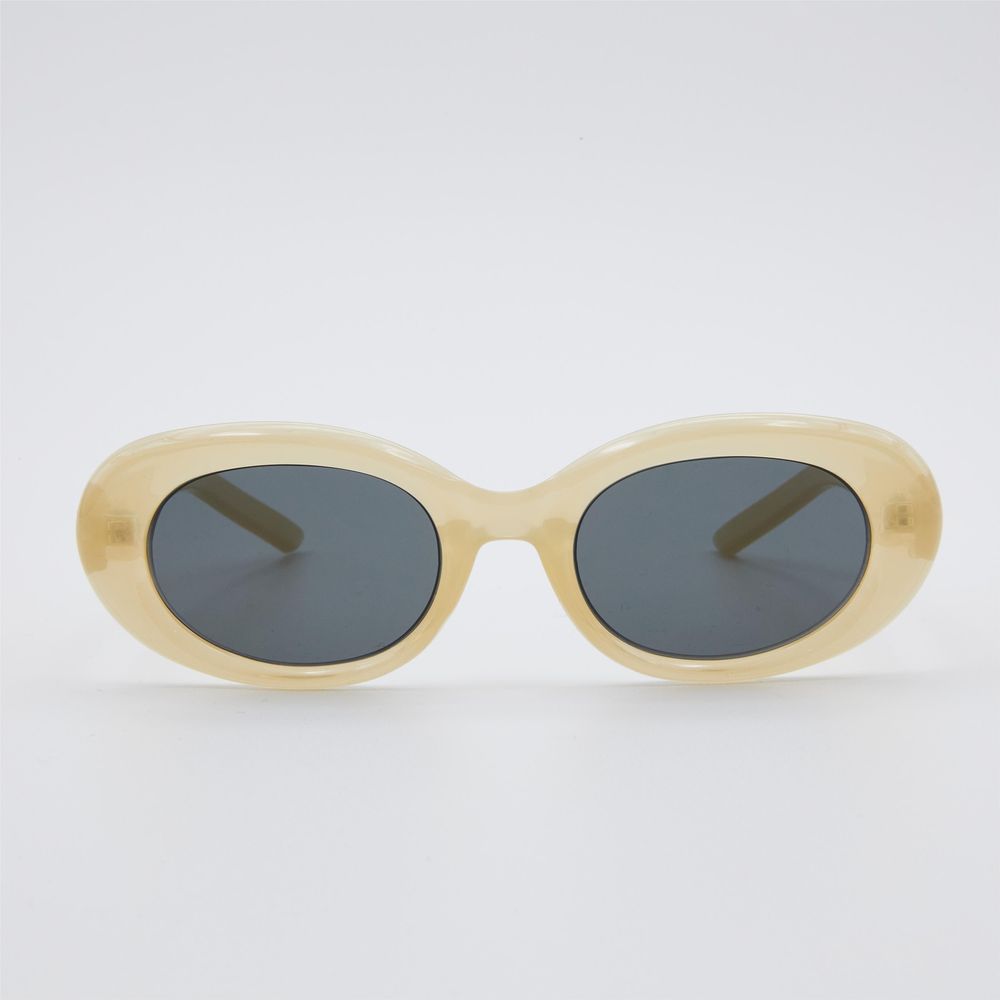 Retro Small Oval Frame Sunglasses for Men Women
