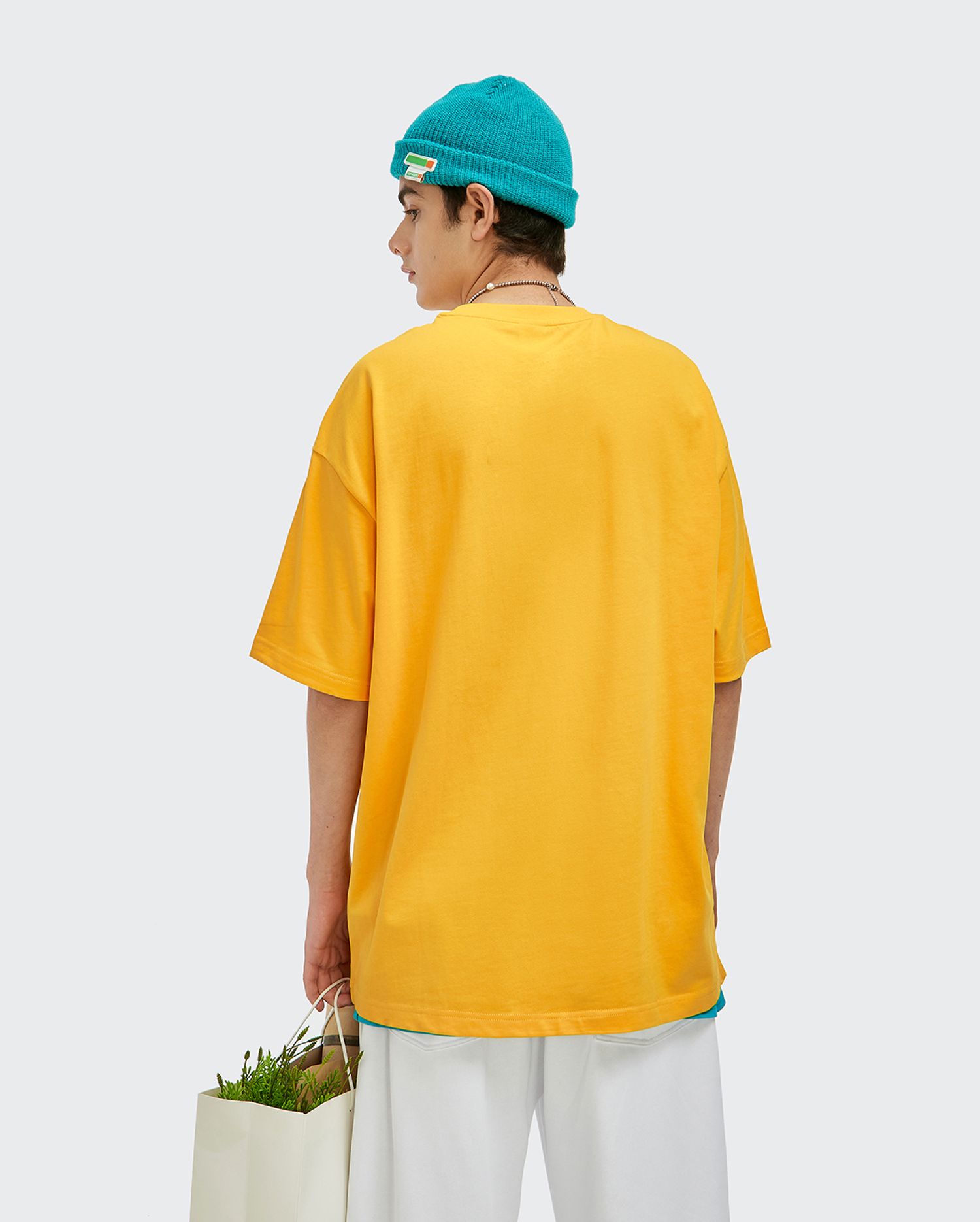Casual Cotton Plain O-Neck T-shirt
