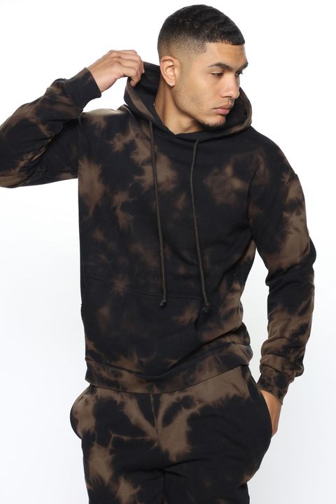 Tyson Bleached Hoodie - Black