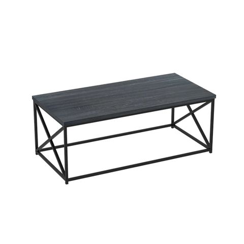 X-Shape Steel Frame Coffee Table