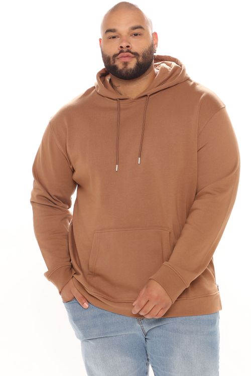 Tyson Side Zip Hoodie - Brown