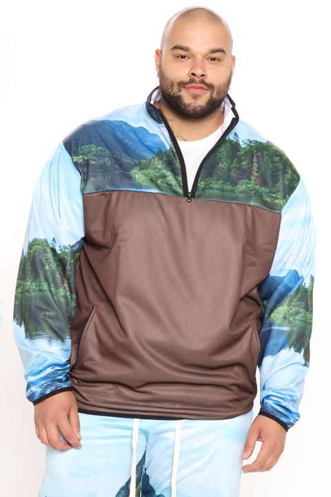 Tranquility Quarter Zip Jacket - Black/combo