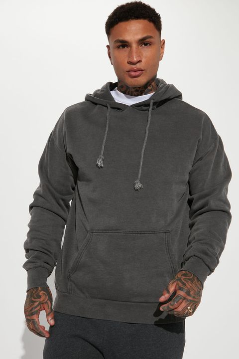 Sweat à capuche Tyson Vintage Wash - Noir