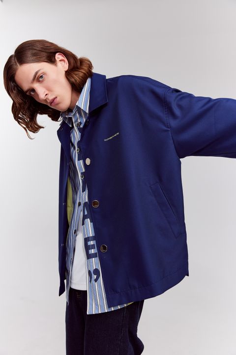 LAZYCREW Navy Blue Shirt