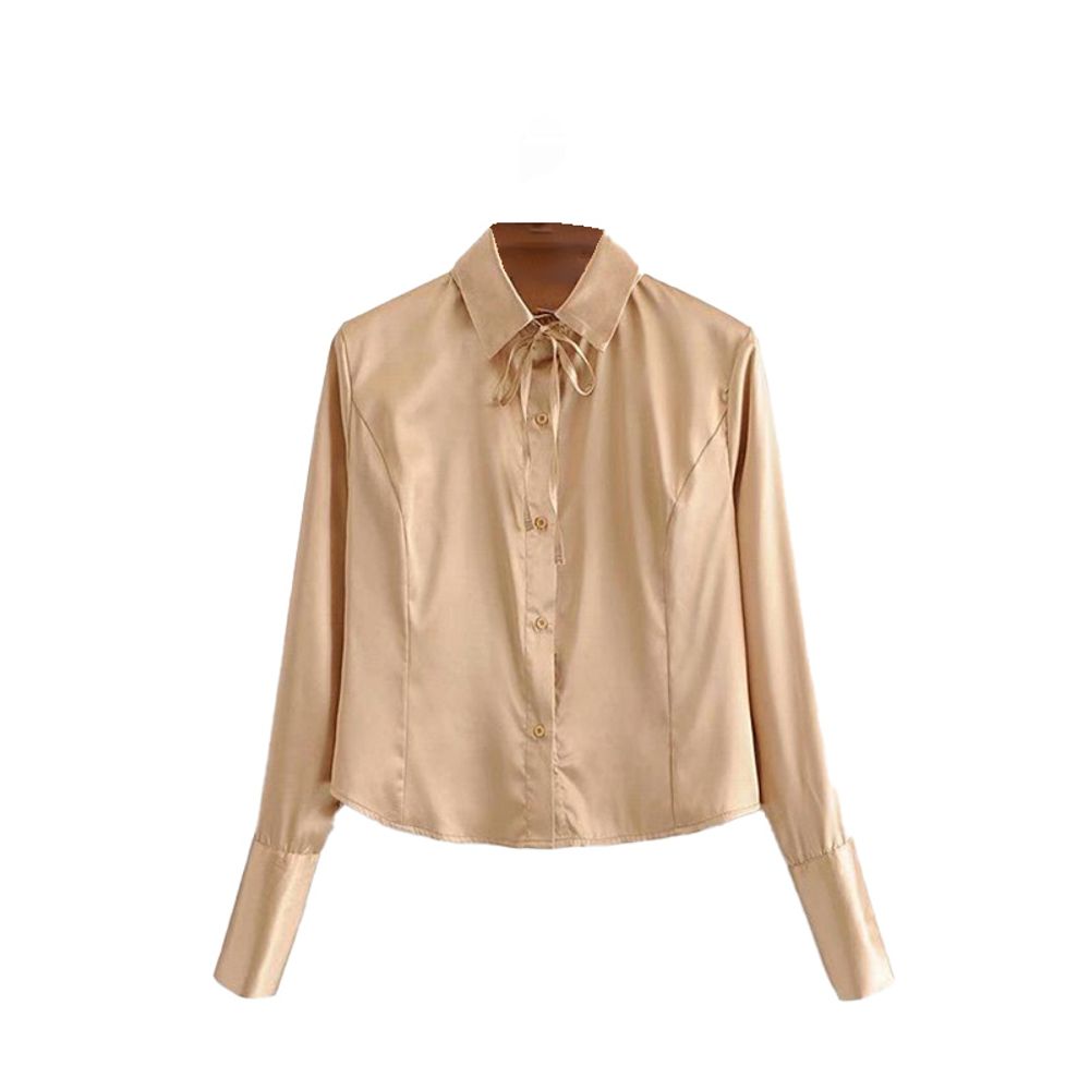 Elegant Ruched Pleated Blouse