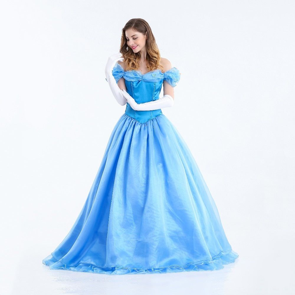 Halloween Cinderella Princess Maxi Dress