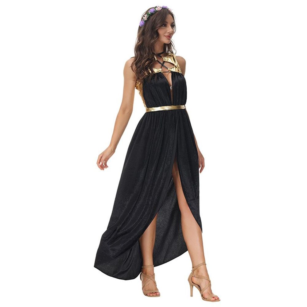 Halloween Greek Goddess Maxi Dress
