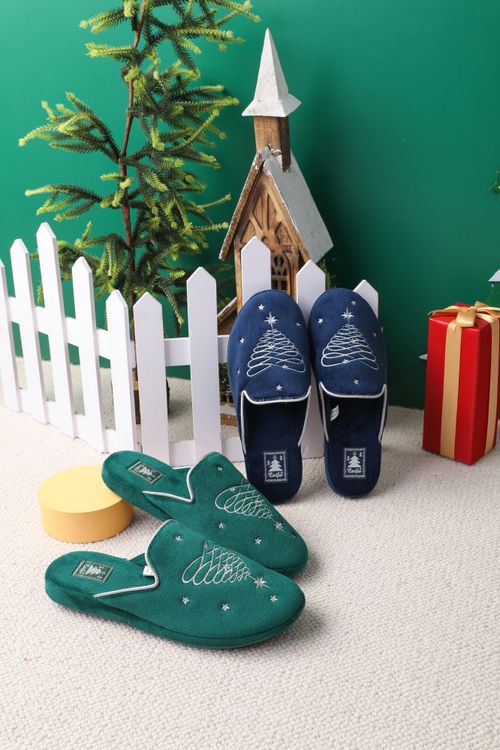 TPR Sole Christmas Indoor Slippers