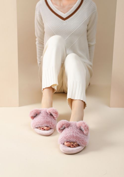 Open Toe Tip-Dyed Anatomic Slippers