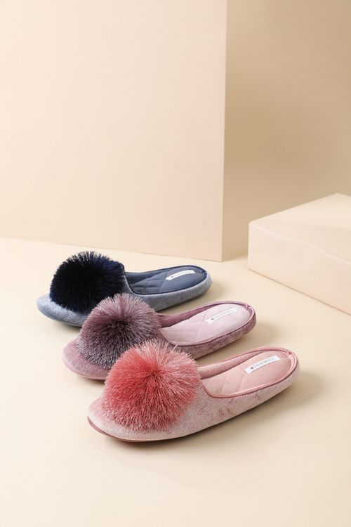 Ballerina Slippers with Quilting Stitching