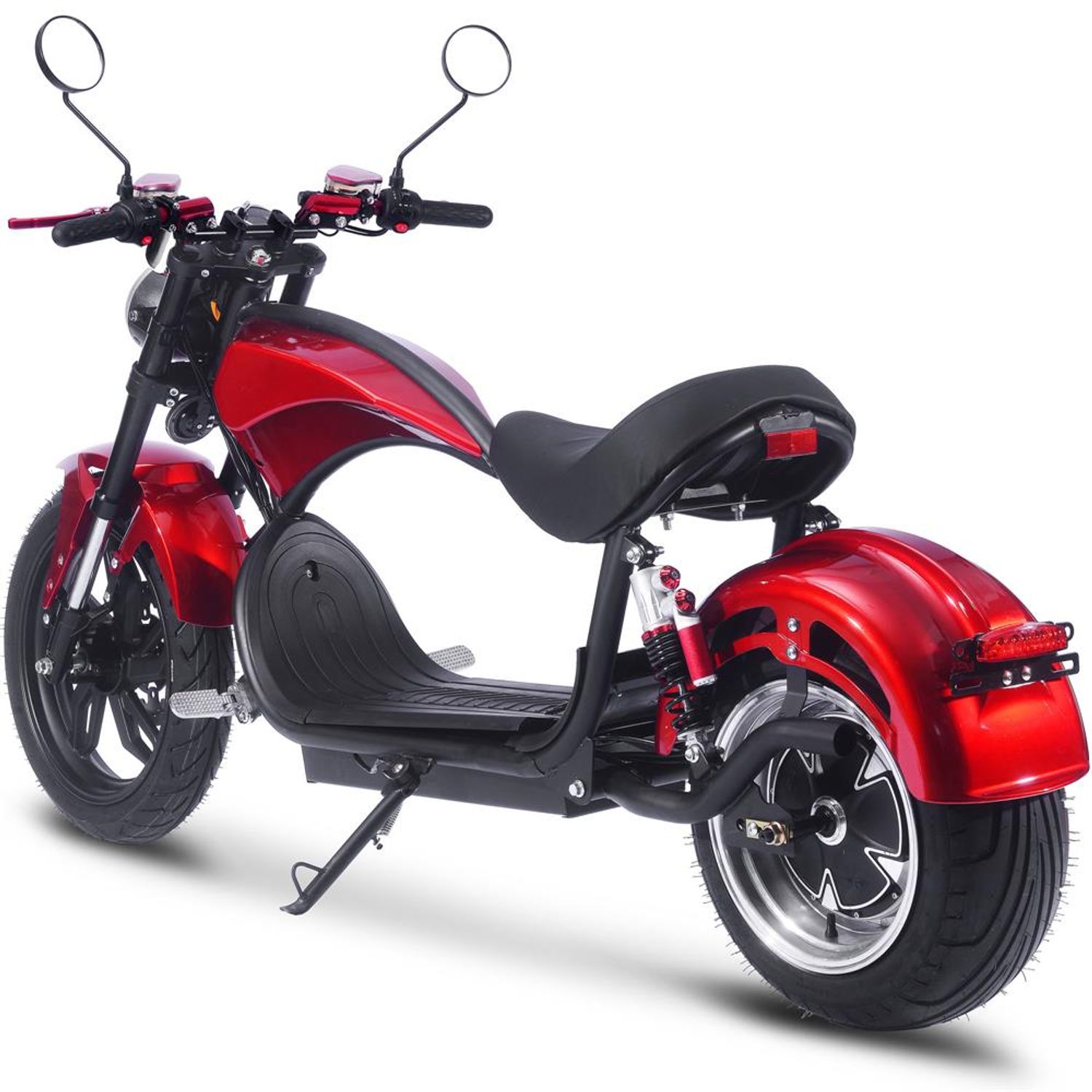 SAY YEAH M4 Red Electric Motorcycle 2500W 60V Top Speed 28mph Range Per Charge: 35 to 50 miles