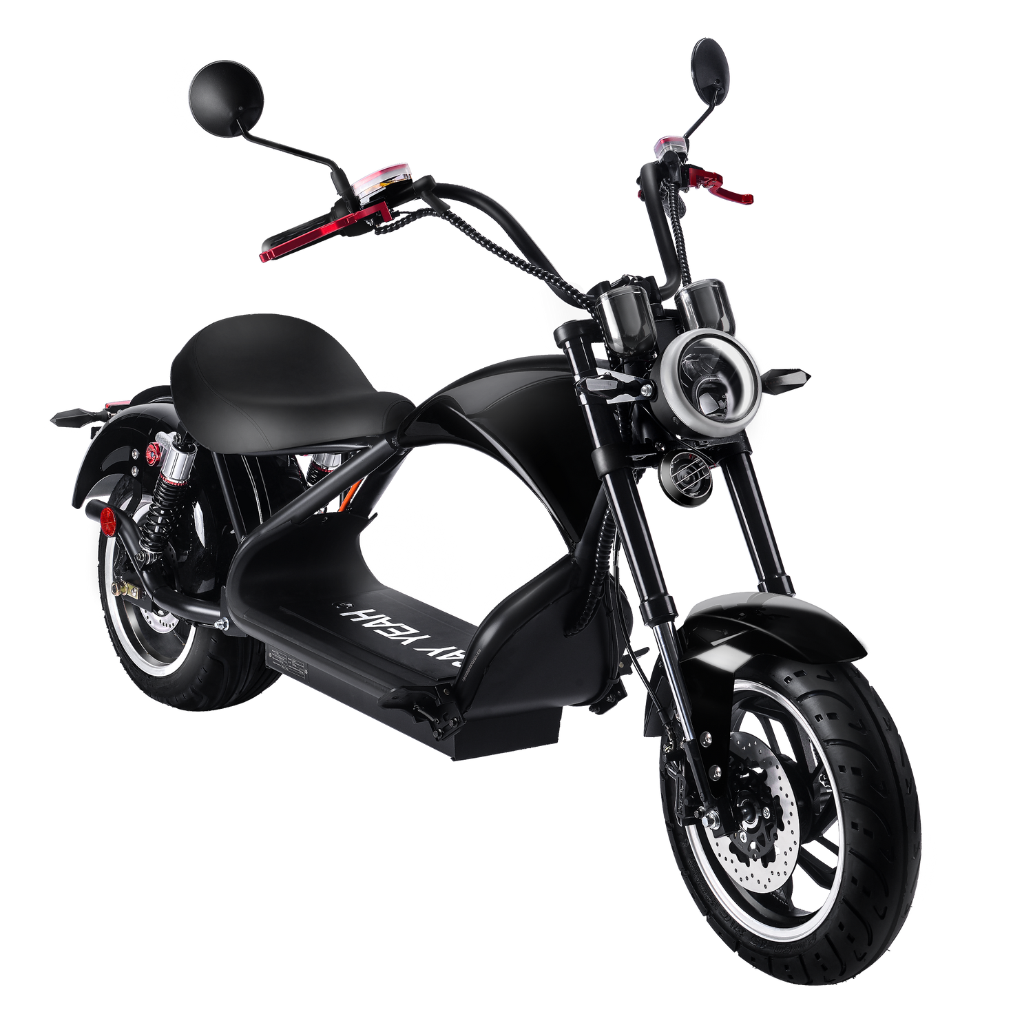 SAY YEAH M3 Black Electric Motorcycle 2500W 60V Top Speed 28mph Range Per Charge: 25 to 38 miles