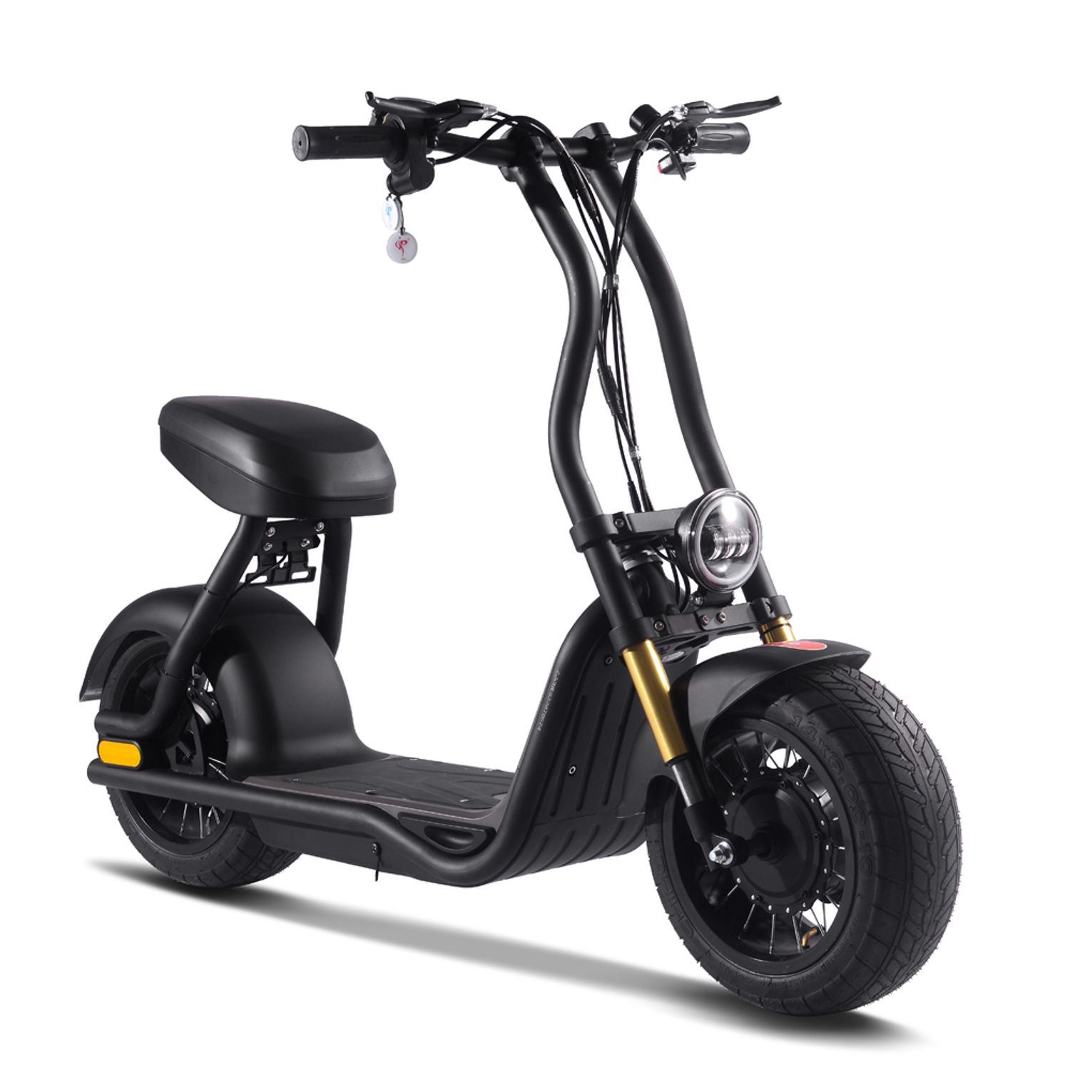 SAY YEAH H10 Black Fat Tire Electic Scooter 1000W 48V  Top speed 25mph 
