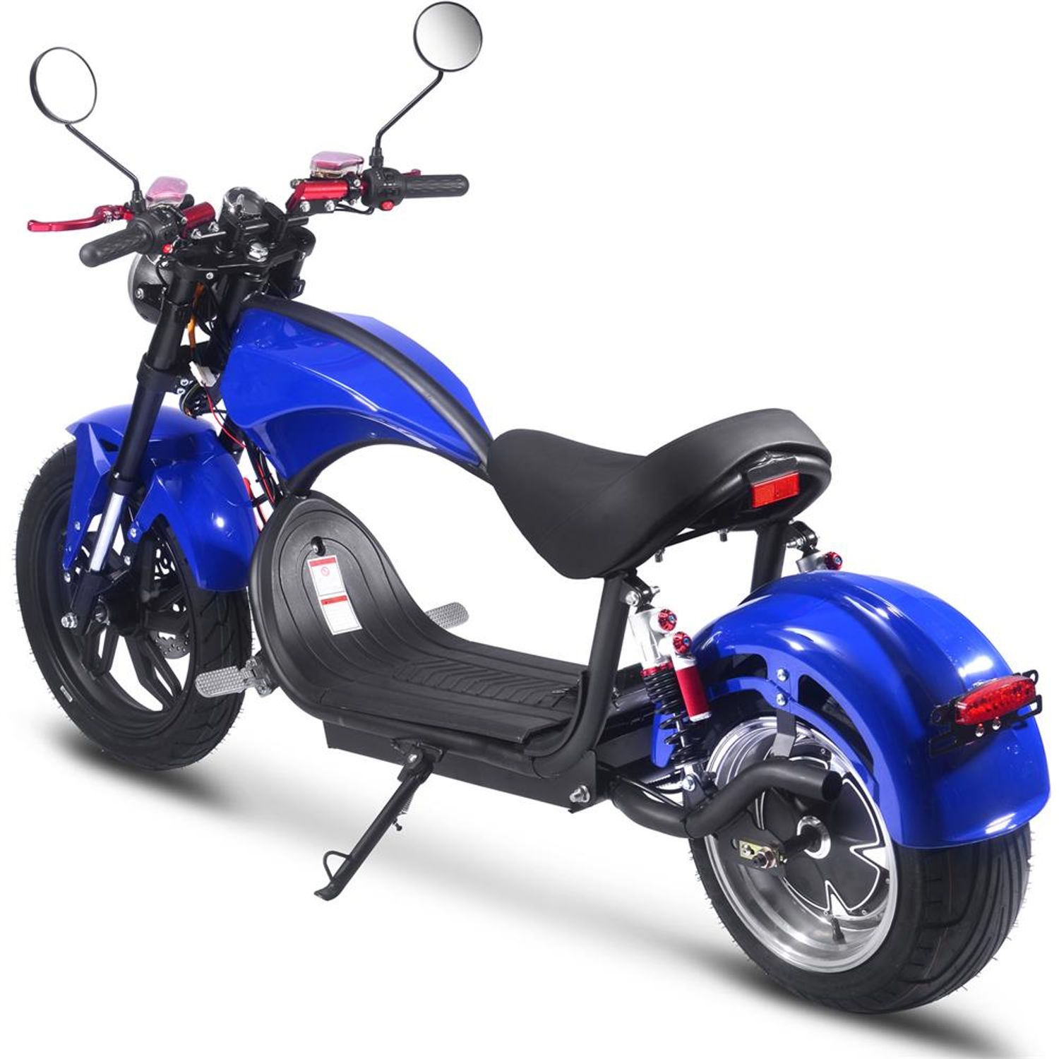 SAY YEAH M4 Blue Electric Motorcycle 2500W 60V Top Speed 28mph Range Per Charge: 35 to 50 miles