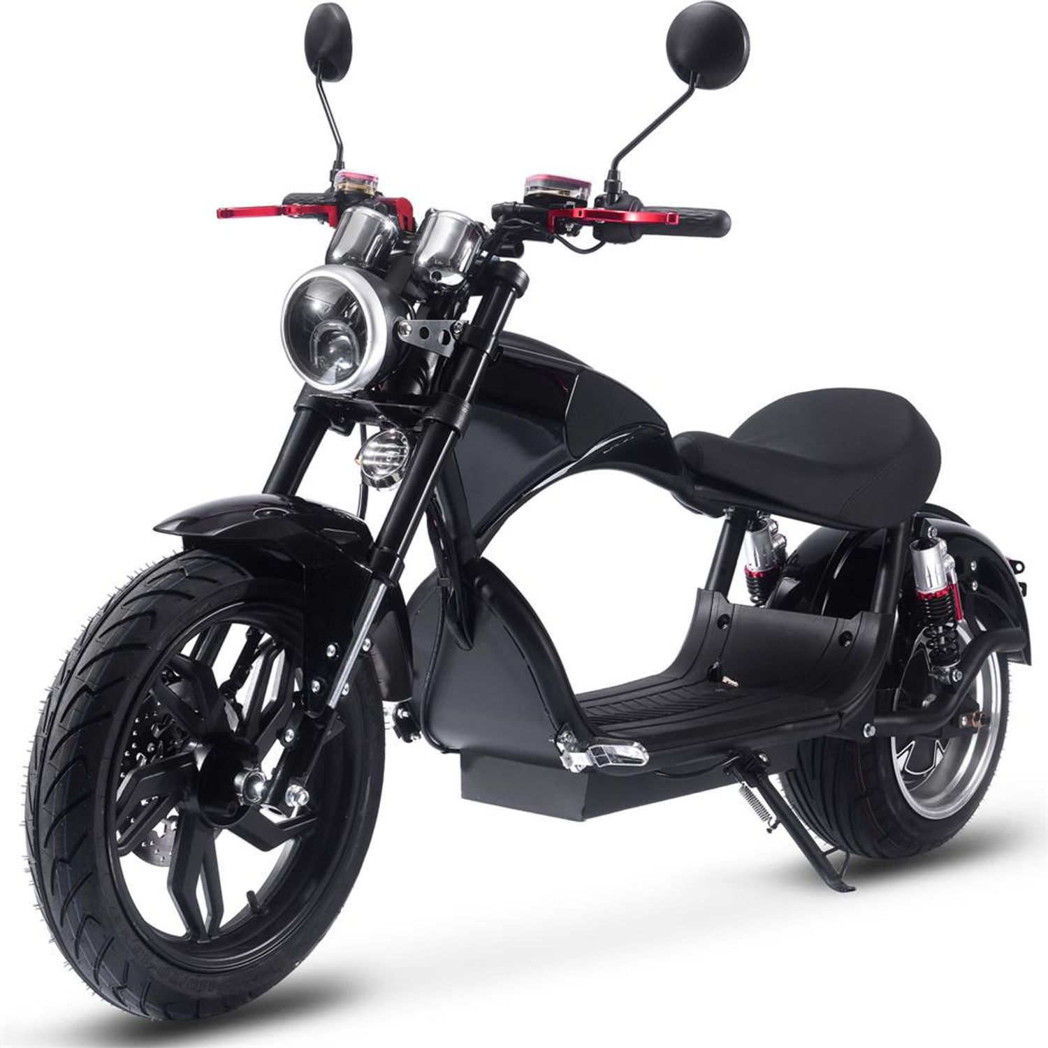 SAY YEAH M4 Black Electric Motorcycle 2500W 60V Top Speed 28mph Range Per Charge: 35 to 50 miles