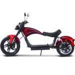 SAY YEAH M4 Red Electric Motorcycle 2500W 60V Top Speed 28mph Range Per Charge: 35 to 50 miles