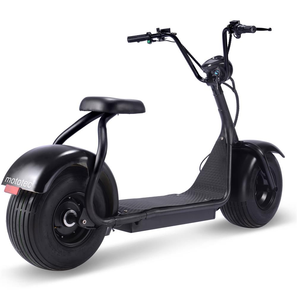 SAY YEAH  Fat Tire 60v 18ah 2000w Lithium Electric Scooter Black