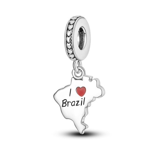 Karte von Brasilien-Perlen