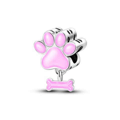 Claw Imprinted Bone Charm Bead