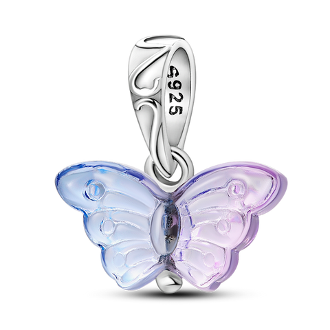 Glass Butterfly Dangle