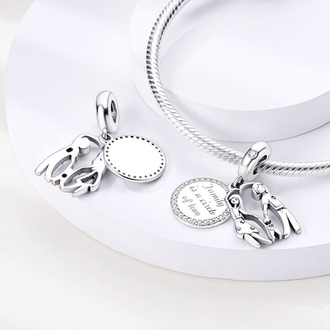 Pendentif famille heureuse