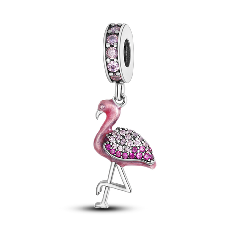 Flamingo Charm Beads