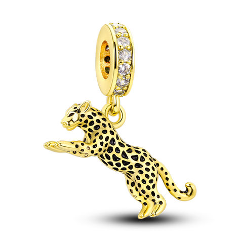Golden Leopard Pendant