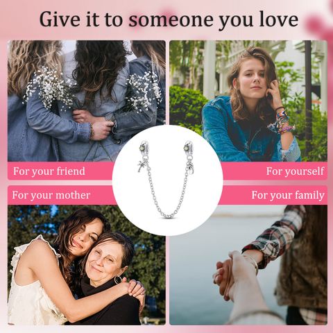 Mula Noël européen en argent sterling 925, breloque personnalisable « Soleil », « Pantoufles », « Arbre à cocotiers », chaîne de sécurité adaptée aux bracelets pour femmes, bijoux