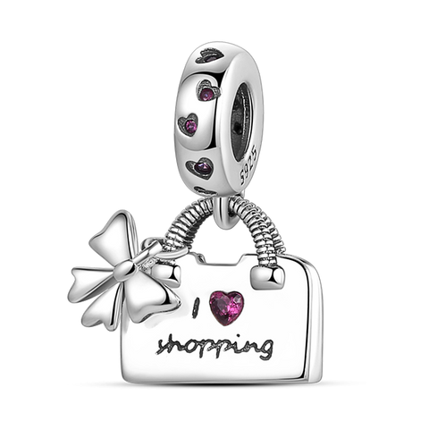 Silver Girls' Bags Charms Beads