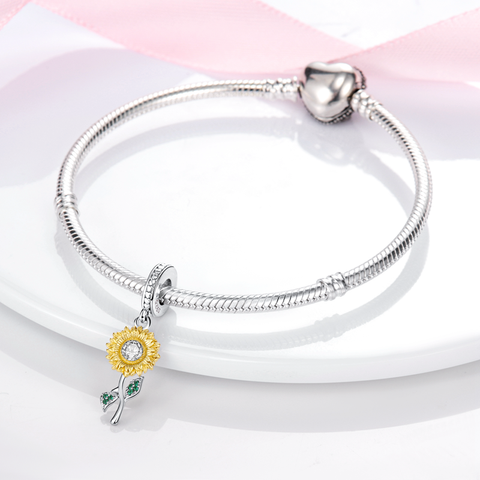 Mula Sunflower Dangle Charms