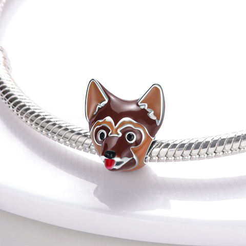 German Shepherd Charm Bead