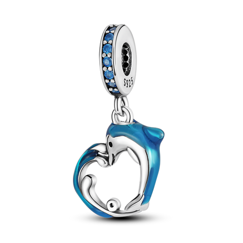 Dolphin and Sea Dangle Charms
