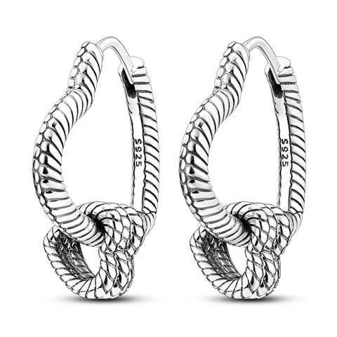 Snake Print Heart Shaped Earrings