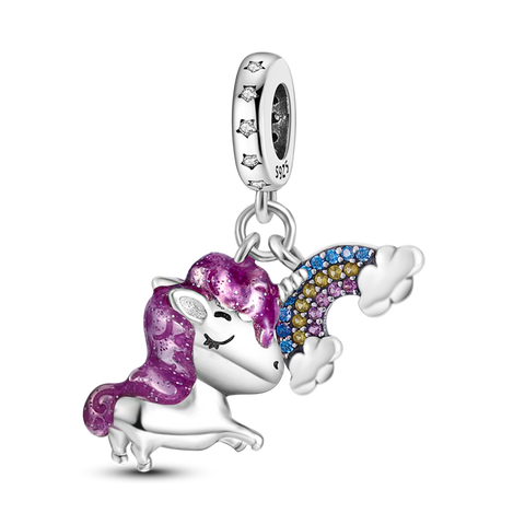 Unicorn Rainbow Dangle Charms