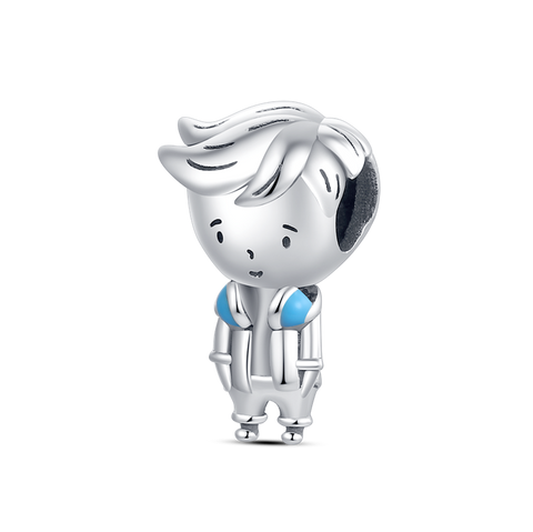 Cute Earphone Boy Charms Beads