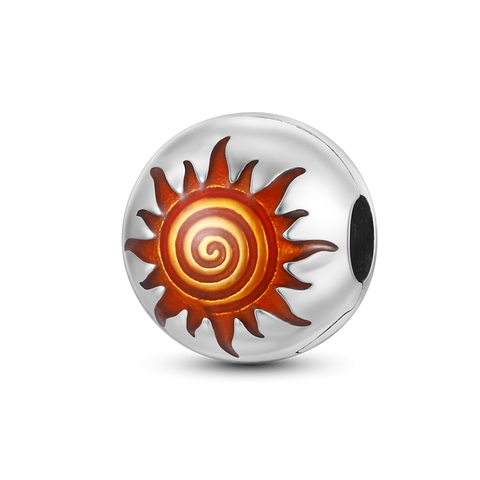 Star Moon Sun Round Beads