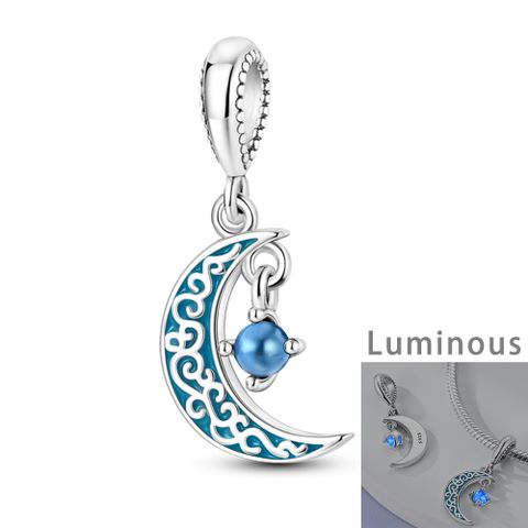 Charme de lune lumineuse
