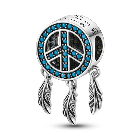 Peace and Tree Of Life Charms Bead