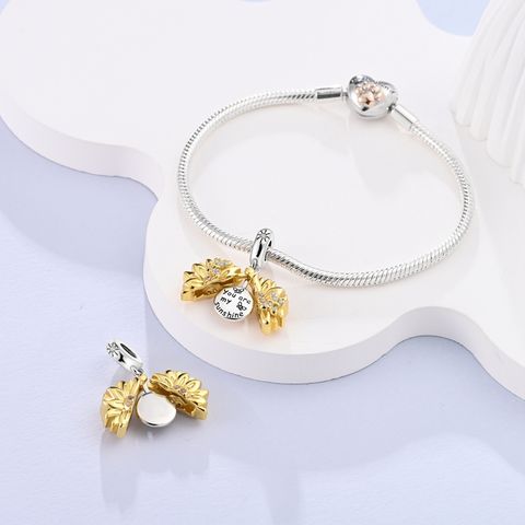 Open and Close Sunflower Charm