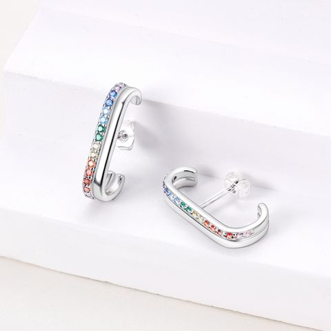 Colorful Diamond Earrings