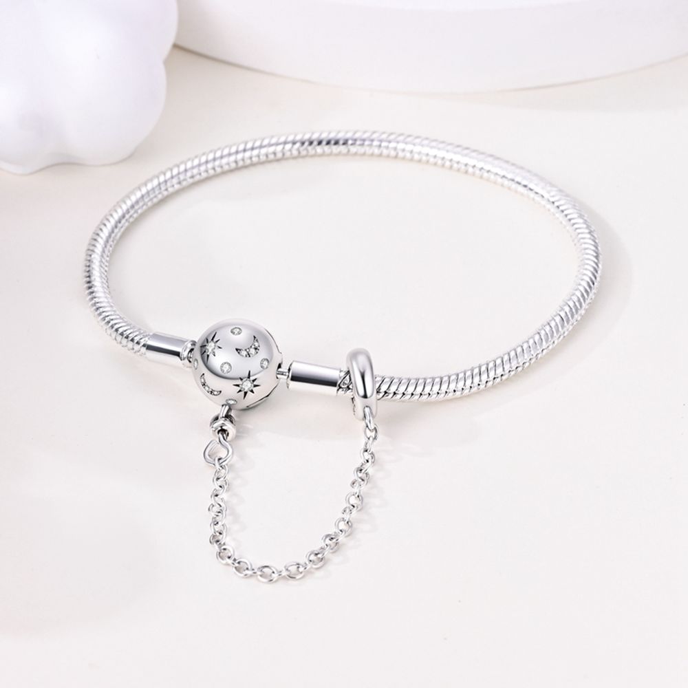 Star Moon Safety Chain Bracelet