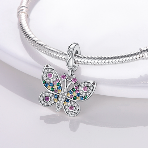 MULA Butterfly Dangle Charms Beads