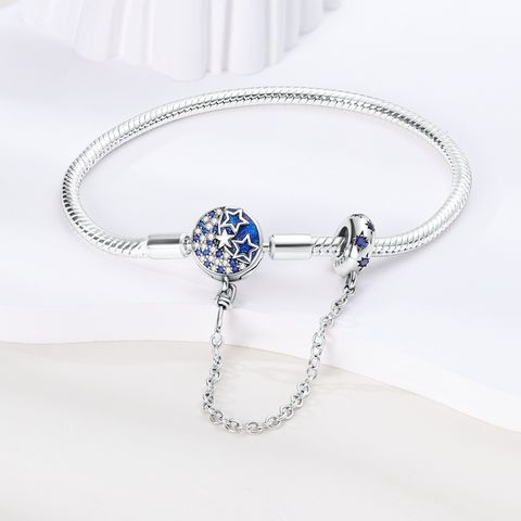Stern-Mond-Nachthimmel-Schlange-Armband
